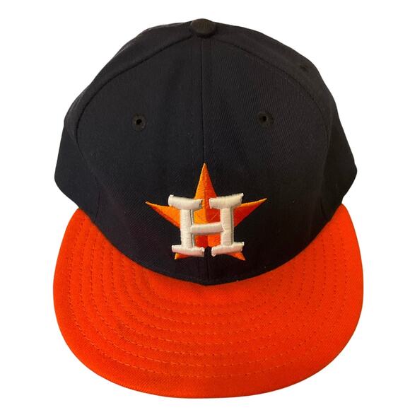 New Era 59Fifty MLB Houston Astros Logo On-Field Fitted Cap Size 7 3/8 - Picture 2 of 10